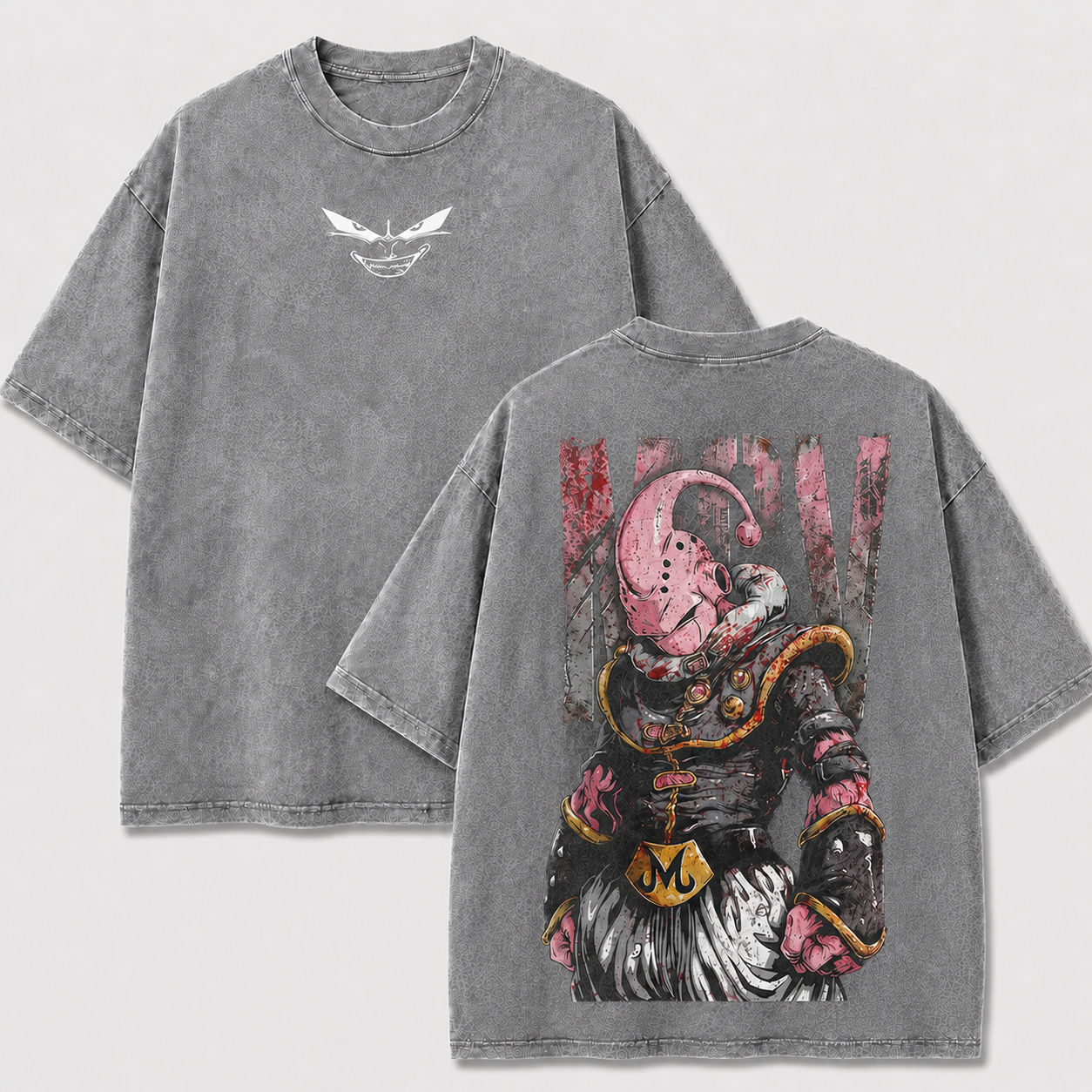Pink Alien Warrior Vintage Washed Graphic Tee