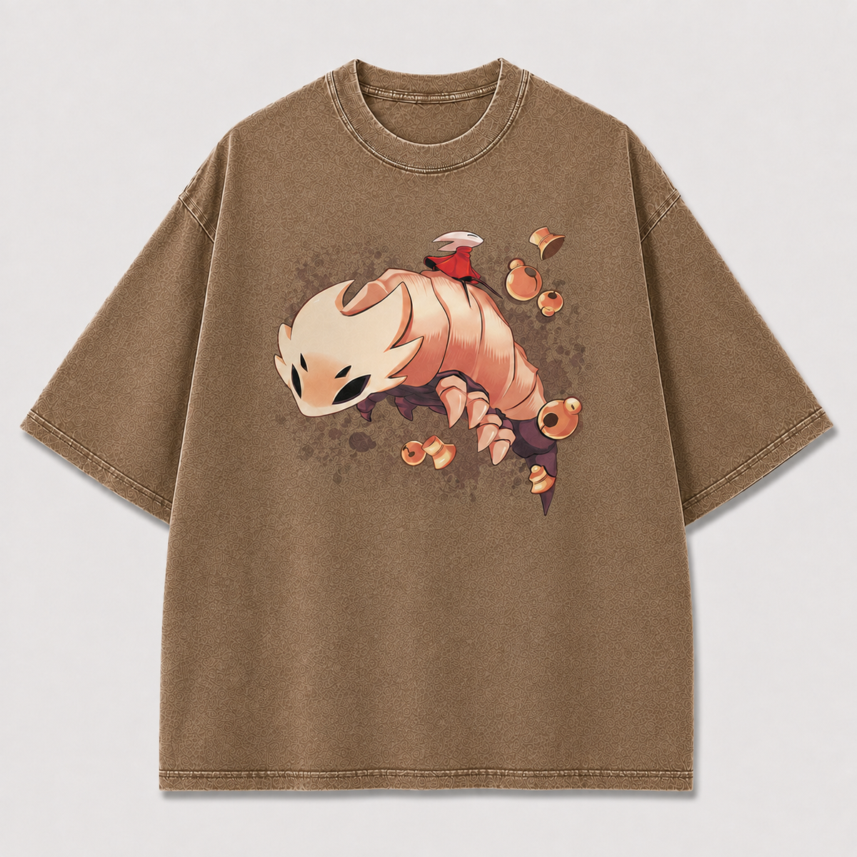 Crawling Bell Creature Graphic Print Oversized Tee