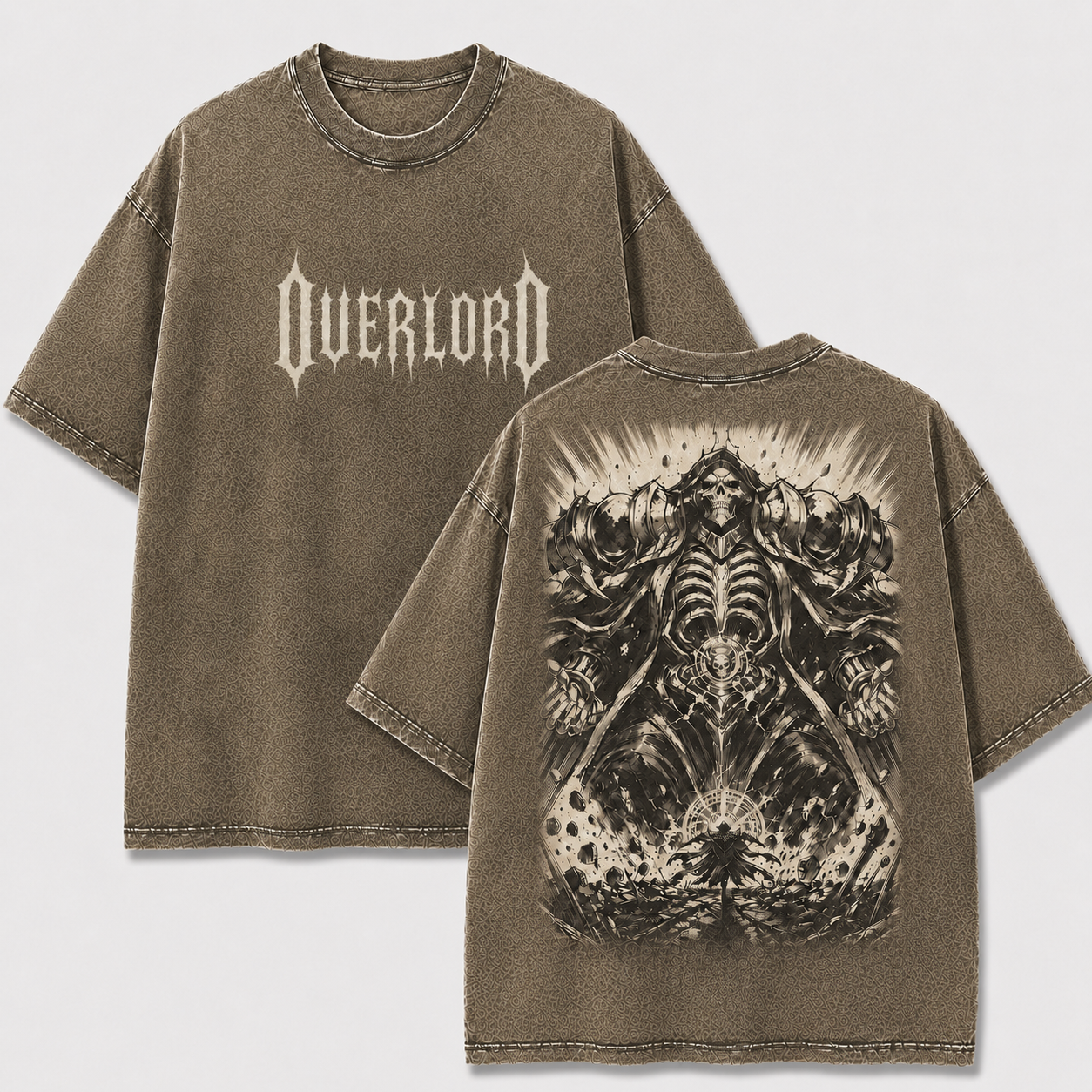 Armored Undead Emperor Vintage Washed Graphic Tee