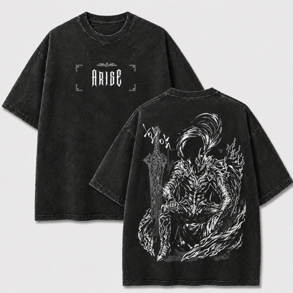 Shadow Flame Knight Vintage Washed Graphic Tee