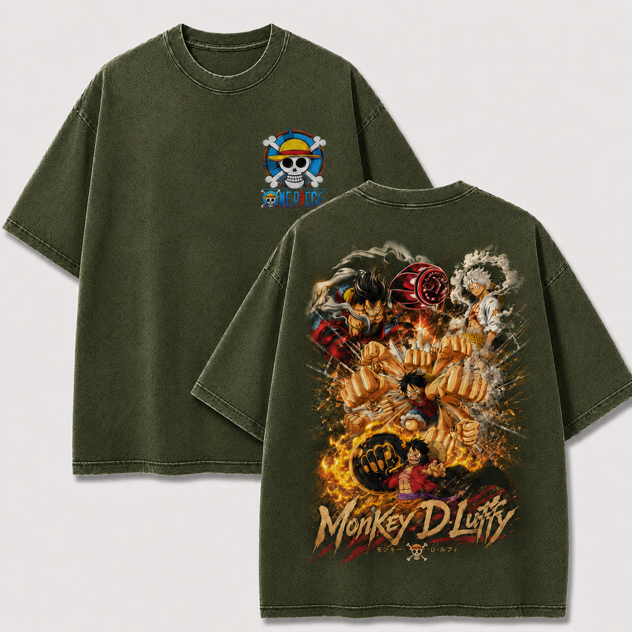Oversized Streetwear Graphic Tee – Multi-Form Fist Collage Print