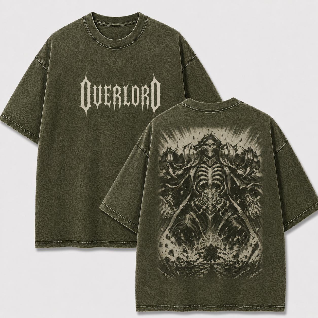 Armored Undead Emperor Vintage Washed Graphic Tee