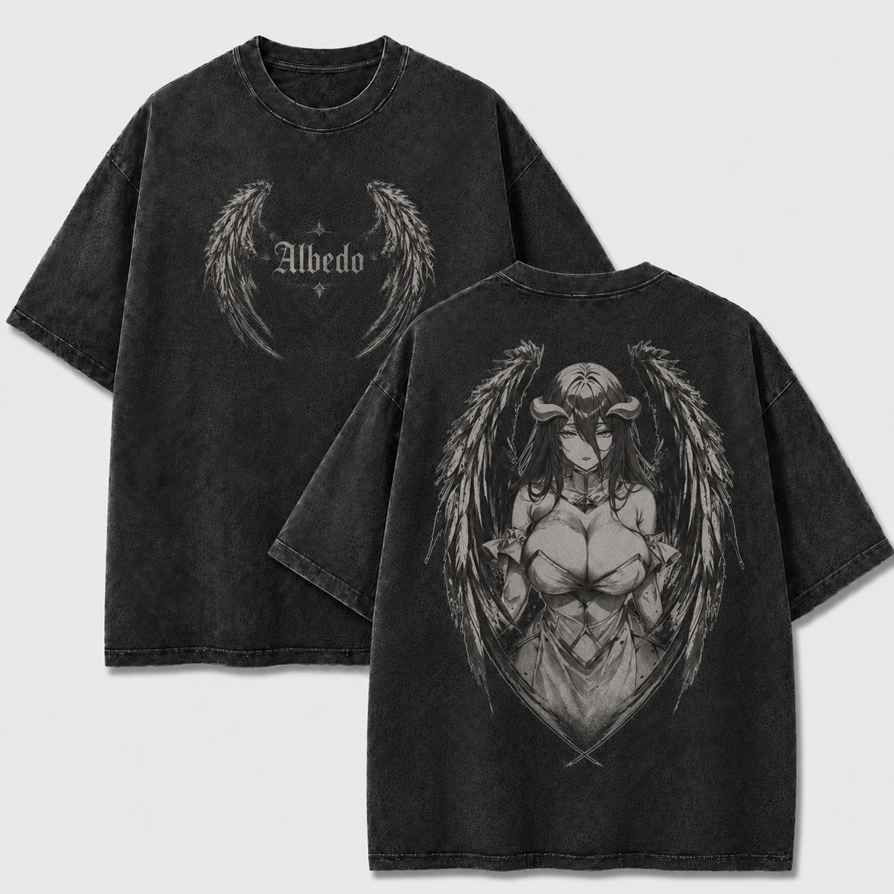 Dark Winged Empress Vintage Washed Graphic Tee