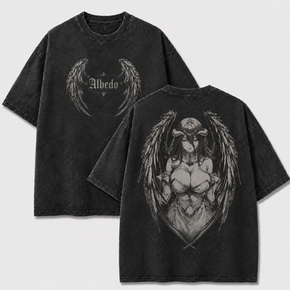 Dark Winged Empress Vintage Washed Graphic Tee