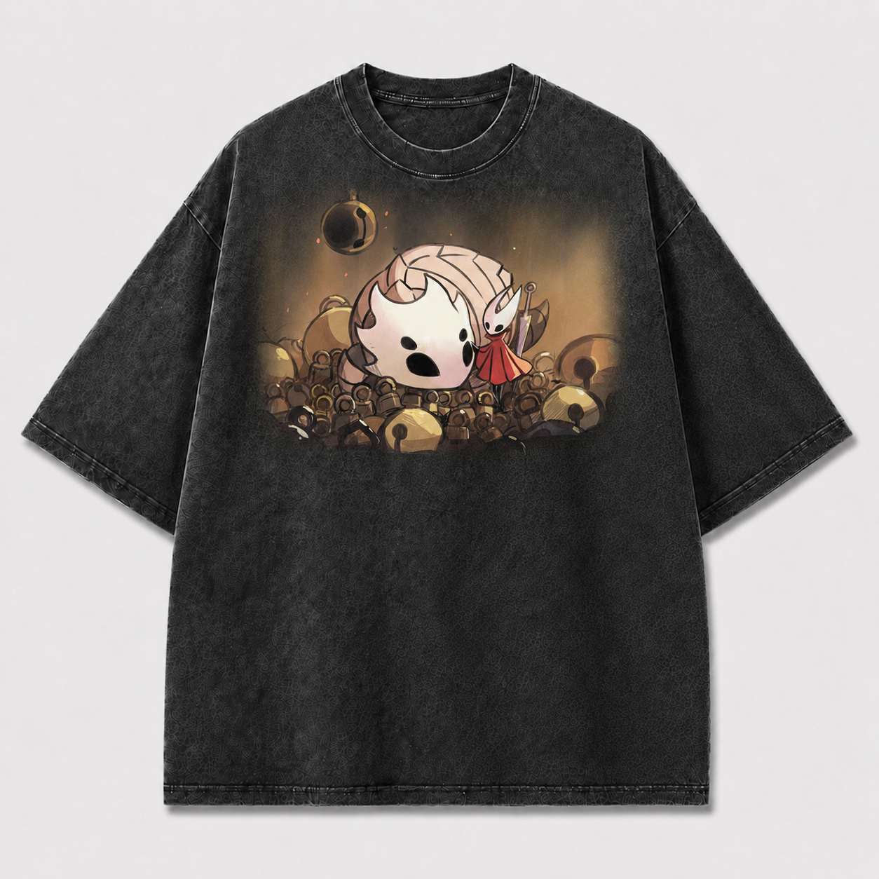 Bell Creature Companion Graphic Print Oversized Tee