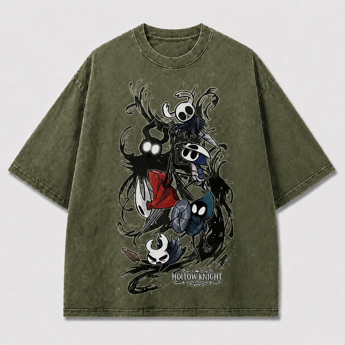 Mask Creature Ensemble Graphic Print Oversized Tee