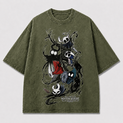 Mask Creature Ensemble Graphic Print Oversized Tee