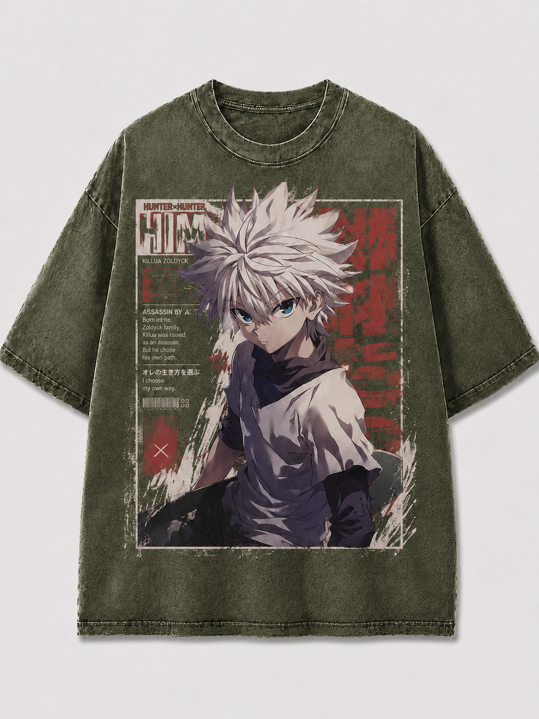 Oversized Editorial Portrait Graphic Tee – Magazine Print Top