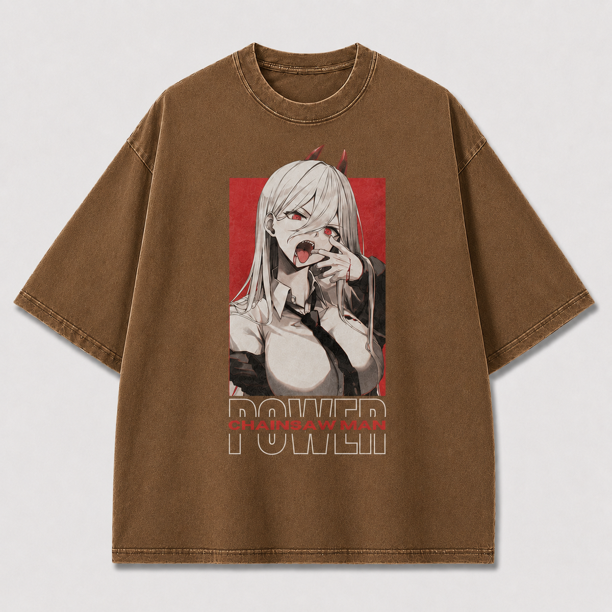 Oversized Graphic Print T-Shirt – Devil Girl Streetwear Tee