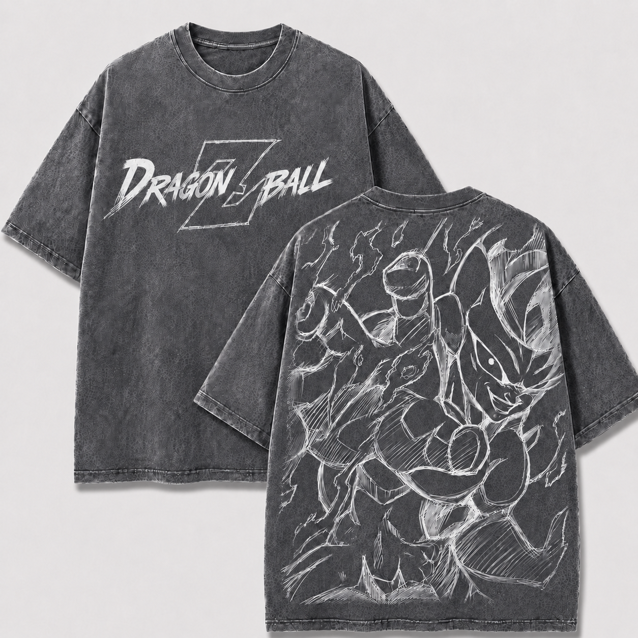 Frieza Dragon Ball Vintage Washed Cotton Anime Shirt, DBZ Manga Tee Mineral Wash T-Shirt, Vintage Inspired, Anime Gift Tee, Y2K Shirt