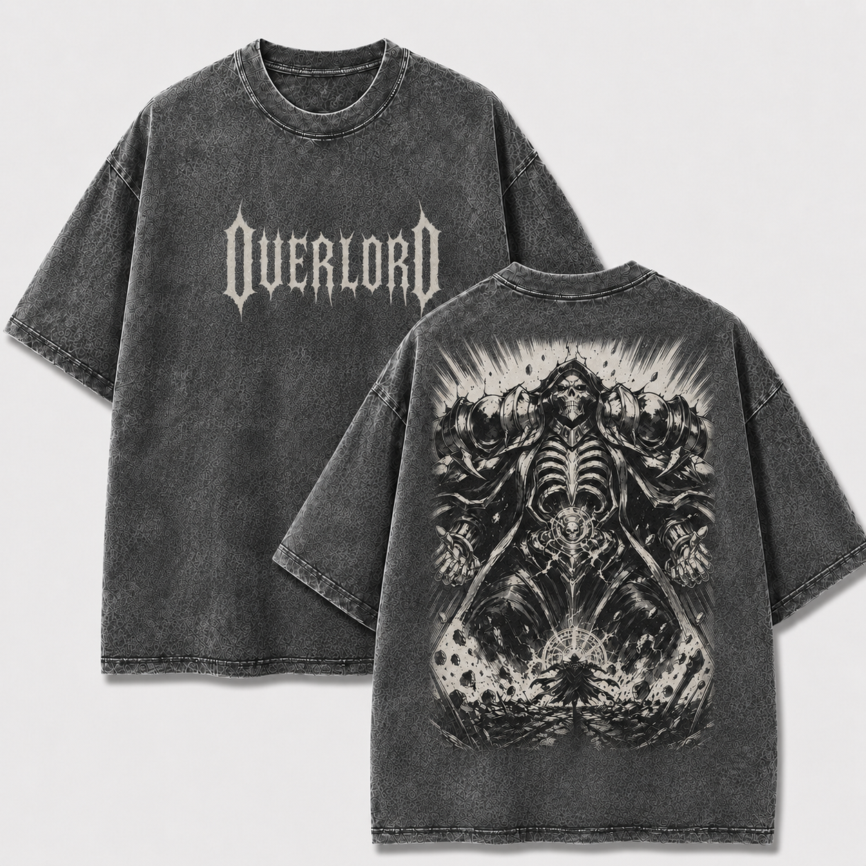 Armored Undead Emperor Vintage Washed Graphic Tee