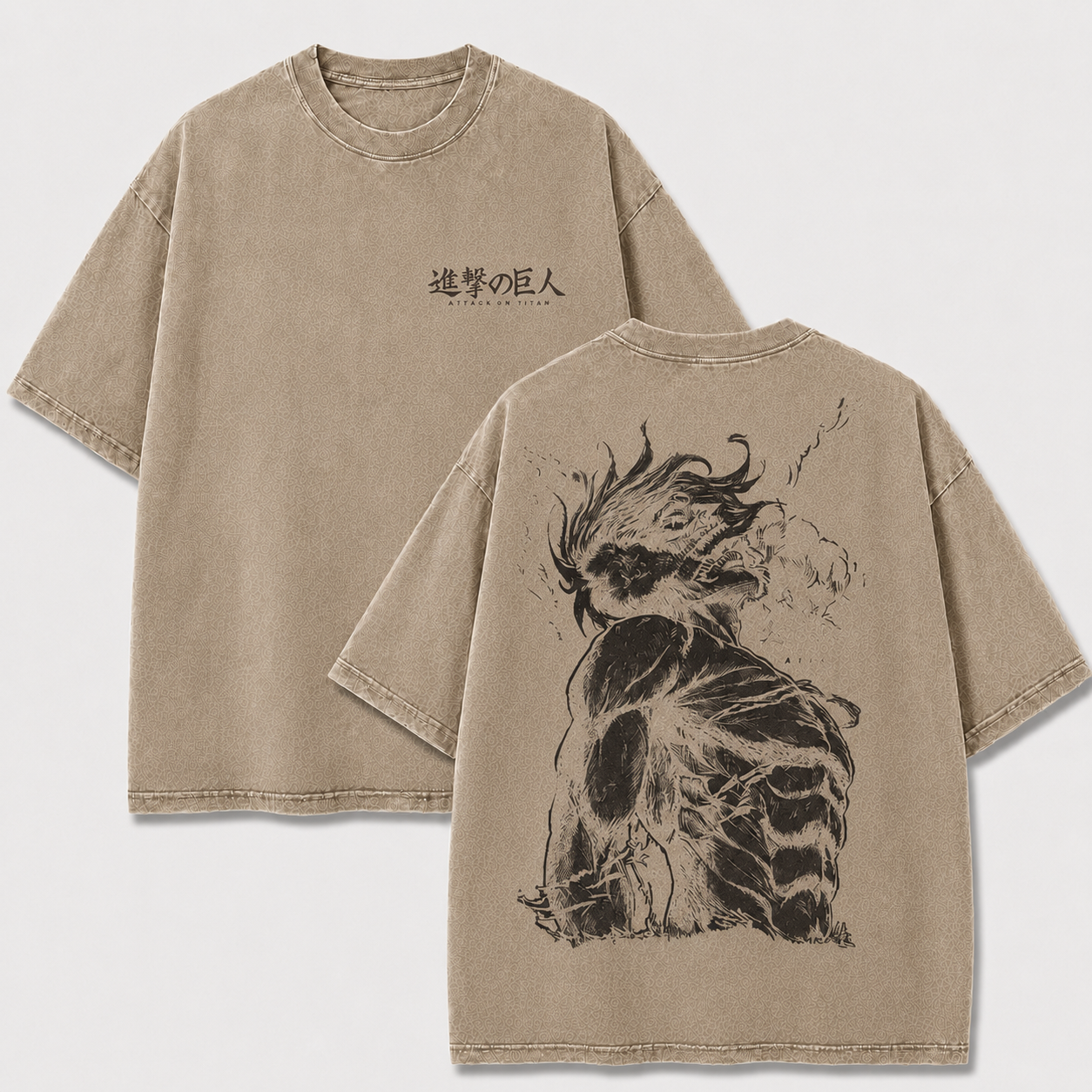 Long-Haired Raging Giant Vintage Washed Graphic T-Shirt