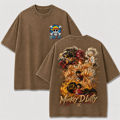 Oversized Streetwear Graphic Tee – Multi-Form Fist Collage Print
