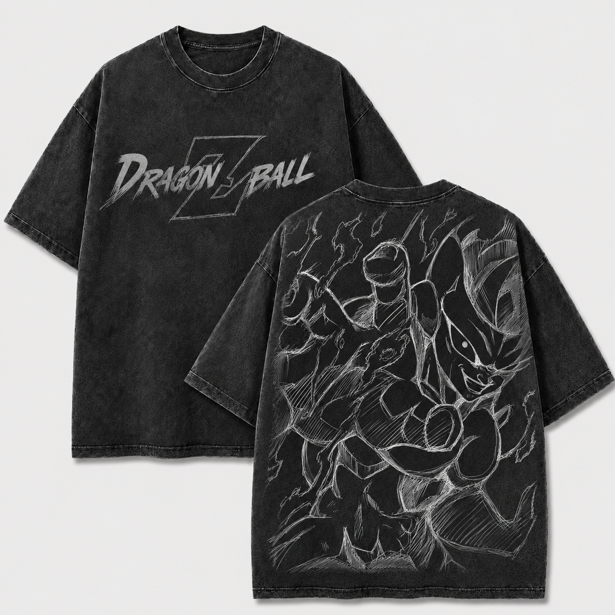 Frieza Dragon Ball Vintage Washed Cotton Anime Shirt, DBZ Manga Tee Mineral Wash T-Shirt, Vintage Inspired, Anime Gift Tee, Y2K Shirt