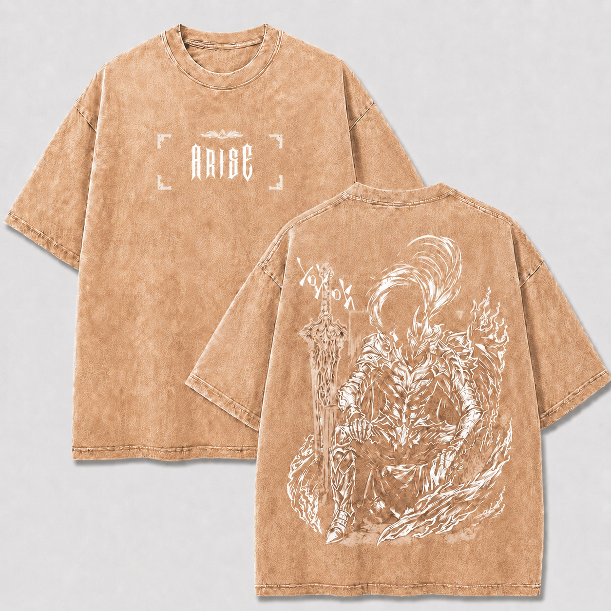 Shadow Flame Knight Vintage Washed Graphic Tee