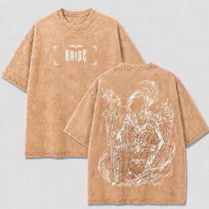 Shadow Flame Knight Vintage Washed Graphic Tee
