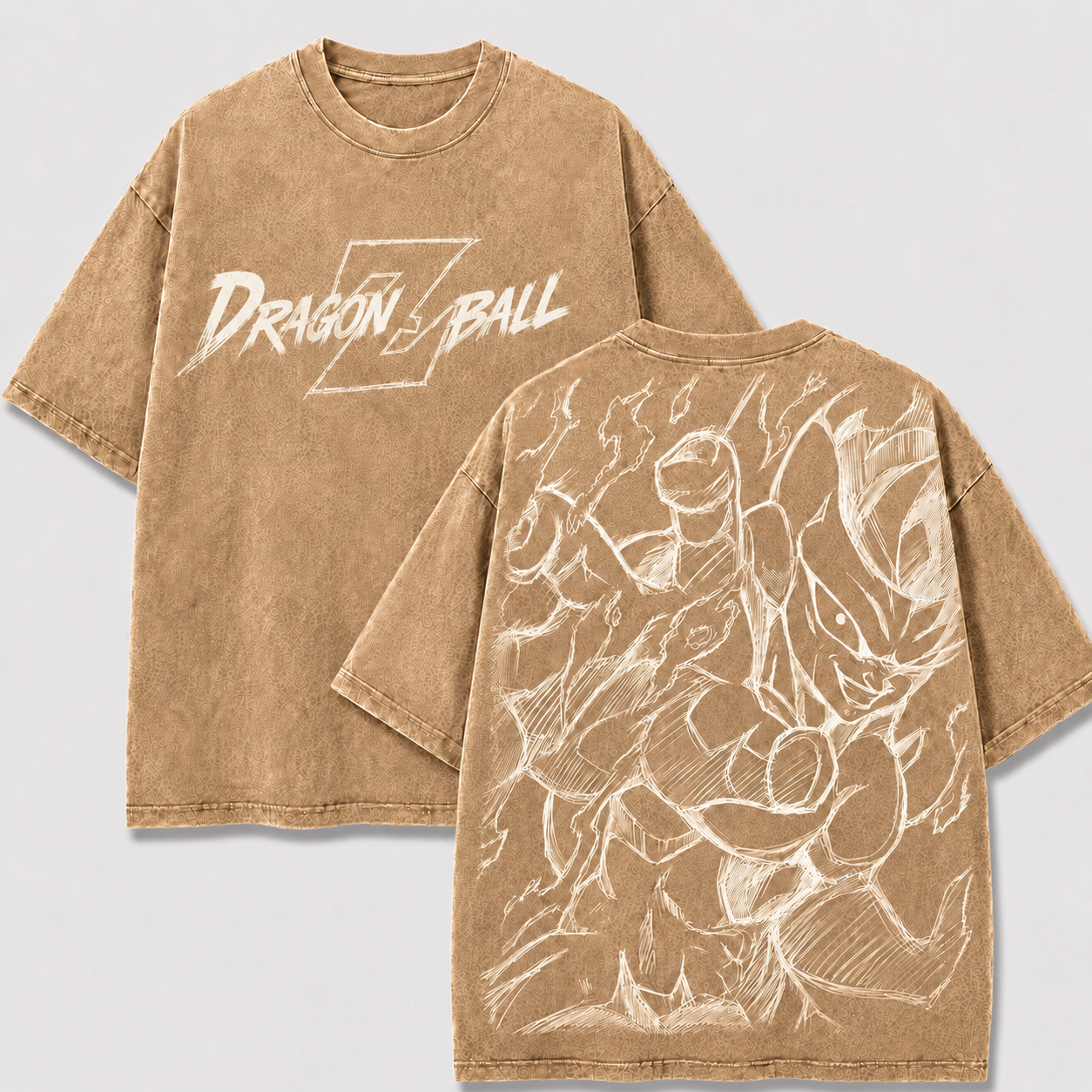 Frieza Dragon Ball Vintage Washed Cotton Anime Shirt, DBZ Manga Tee Mineral Wash T-Shirt, Vintage Inspired, Anime Gift Tee, Y2K Shirt