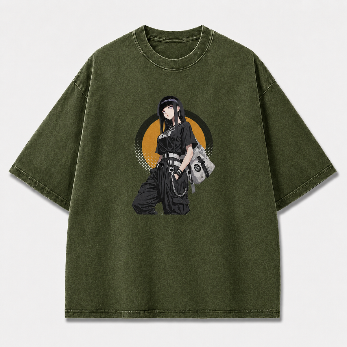 Oversized Graphic Print T-Shirt – Cargo Waifu Streetwear Tee
