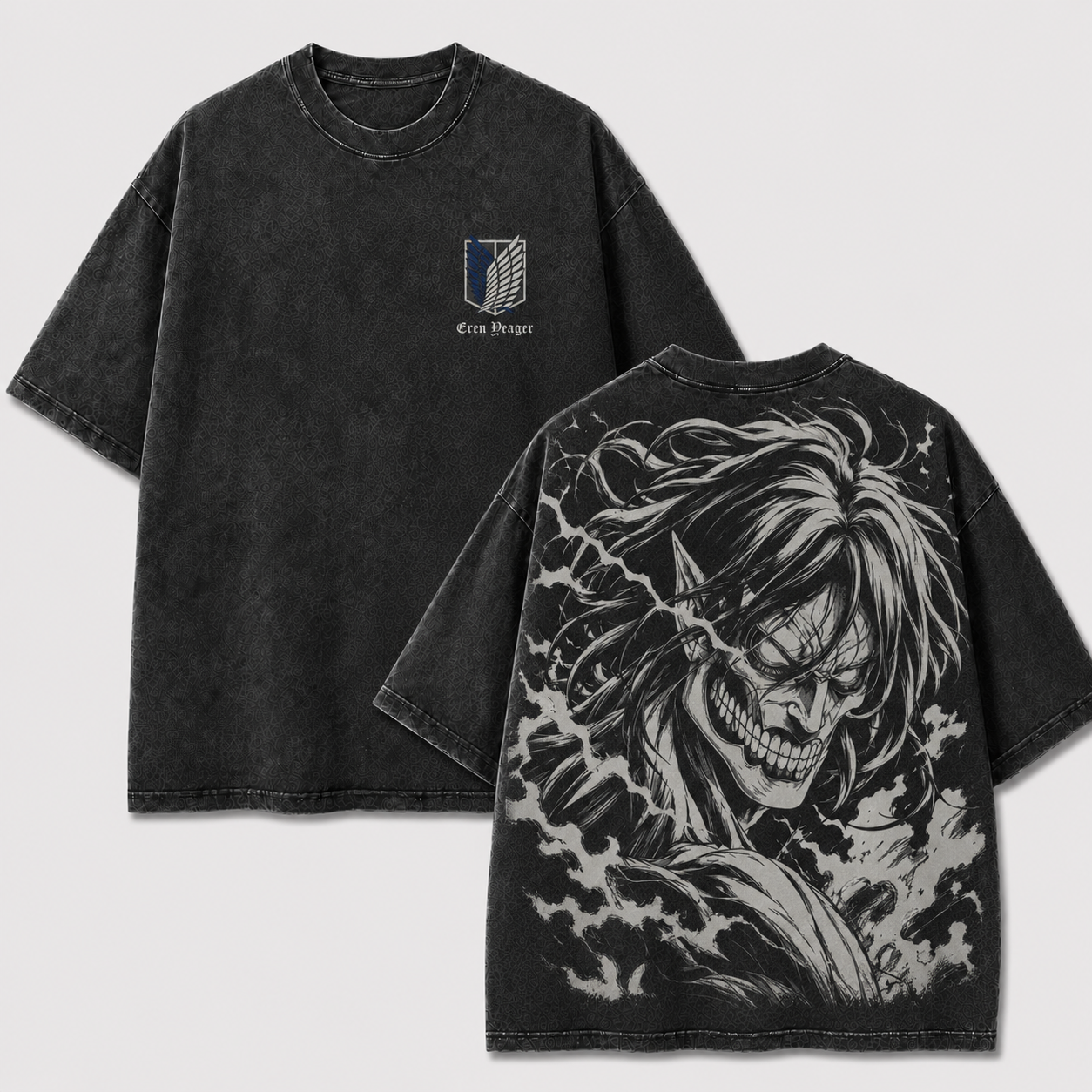 Raging Giant Manga Vintage Washed Graphic T-Shirt