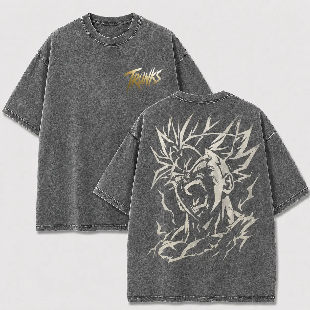Raging Lightning Warrior Vintage Washed Graphic Tee