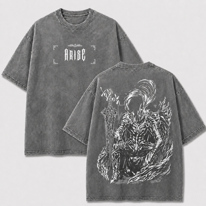 Shadow Flame Knight Vintage Washed Graphic Tee