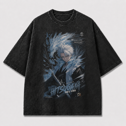 Oversized Streetwear Graphic Tee – Ice Dragon Quote Poster Print
