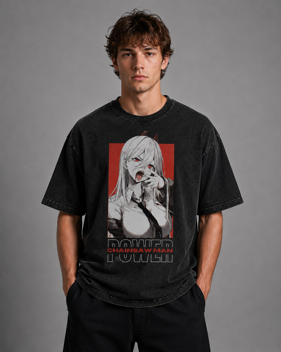 Oversized Graphic Print T-Shirt – Devil Girl Streetwear Tee