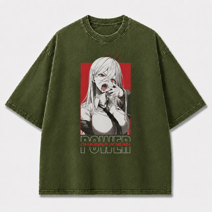 Oversized Graphic Print T-Shirt – Devil Girl Streetwear Tee