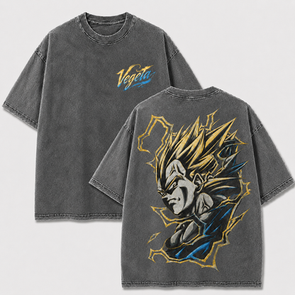 Golden-Haired Energy Prince Vintage Washed Graphic Tee