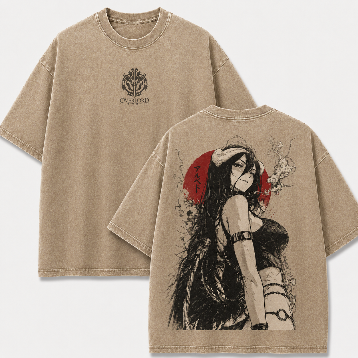 Dark Winged Guardian Vintage Washed Graphic Tee