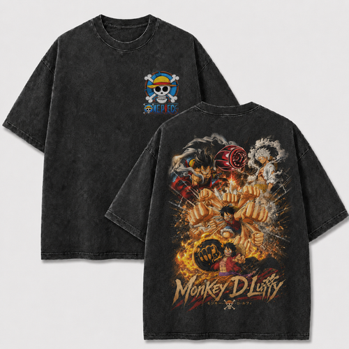 Oversized Streetwear Graphic Tee – Multi-Form Fist Collage Print