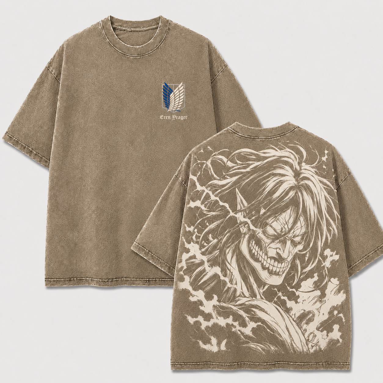 Raging Giant Manga Vintage Washed Graphic T-Shirt