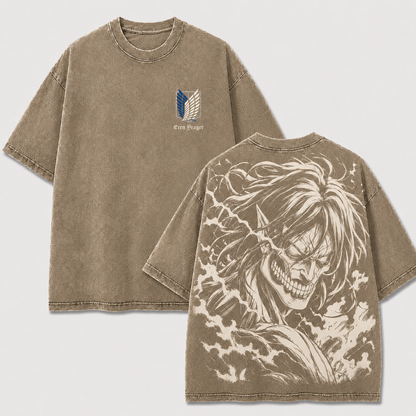 Raging Giant Manga Vintage Washed Graphic T-Shirt