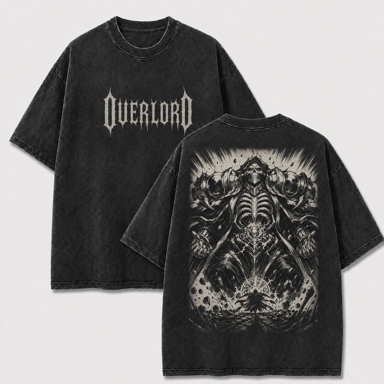 Armored Undead Emperor Vintage Washed Graphic Tee