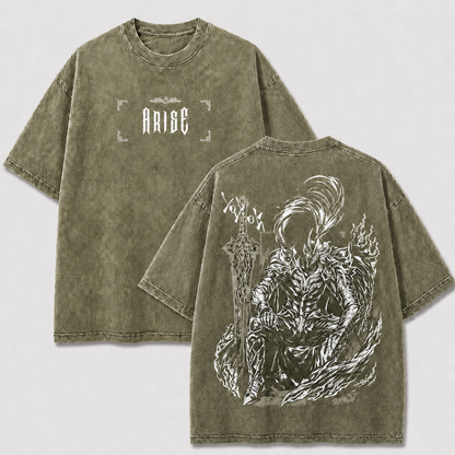Shadow Flame Knight Vintage Washed Graphic Tee
