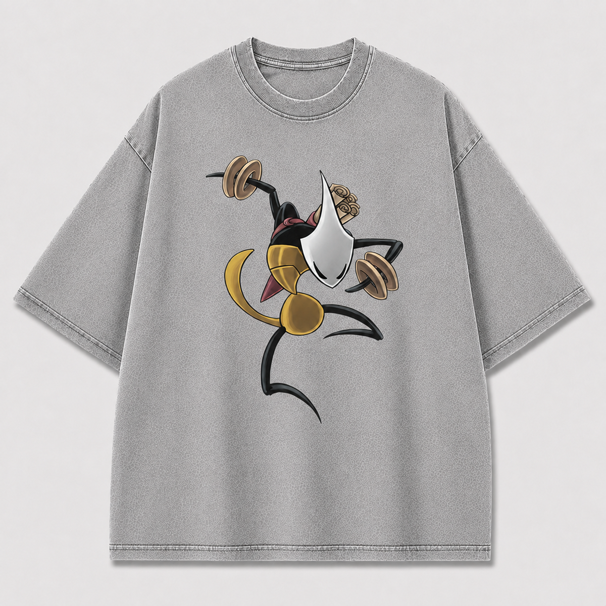 Mask Insect Warrior Graphic Print Oversized Tee