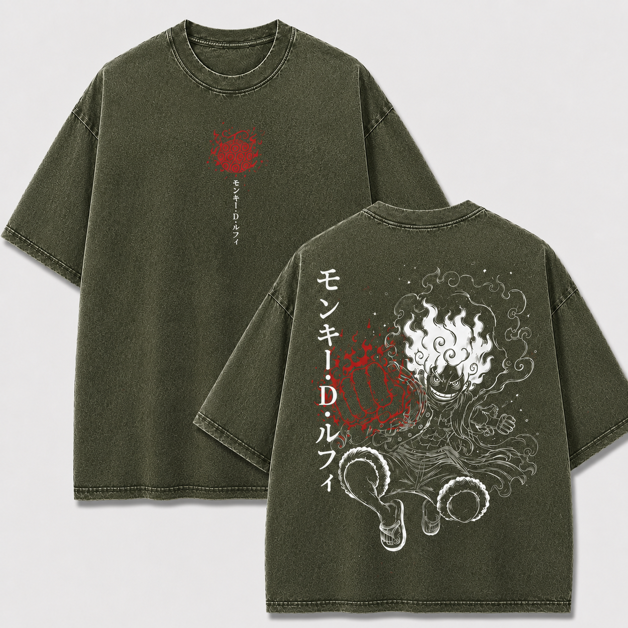 Oversized Streetwear Graphic Tee – Sketch Style Punch Impact Print