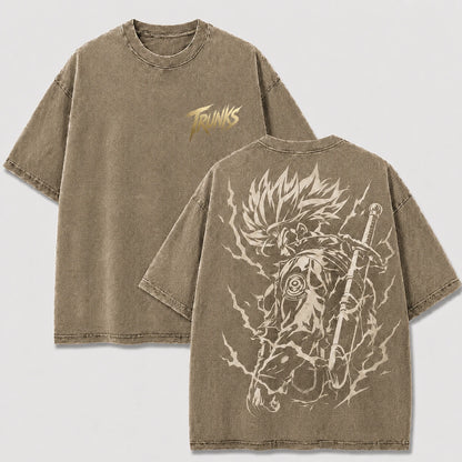 Future Sword Warrior Vintage Washed Graphic Tee