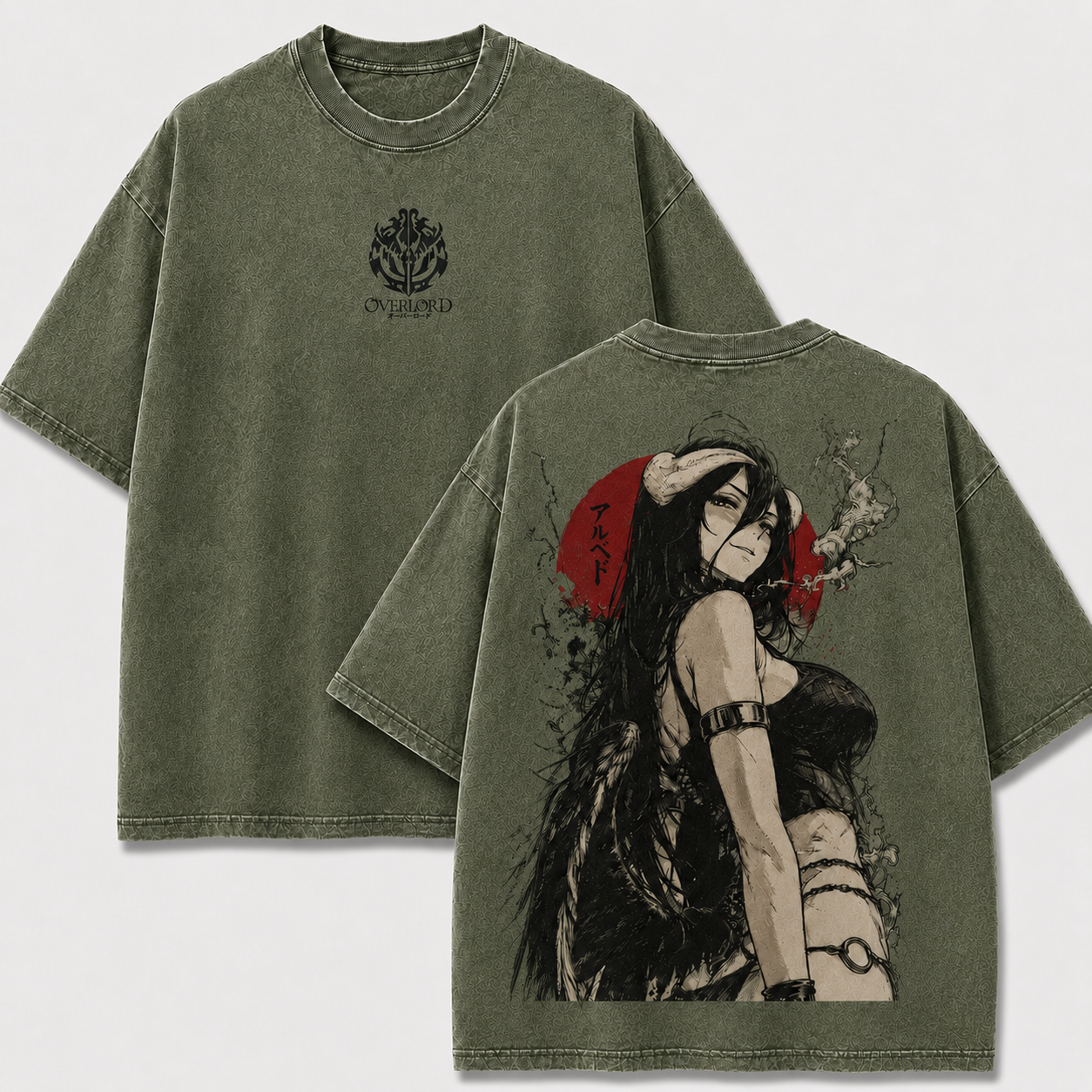 Dark Winged Guardian Vintage Washed Graphic Tee