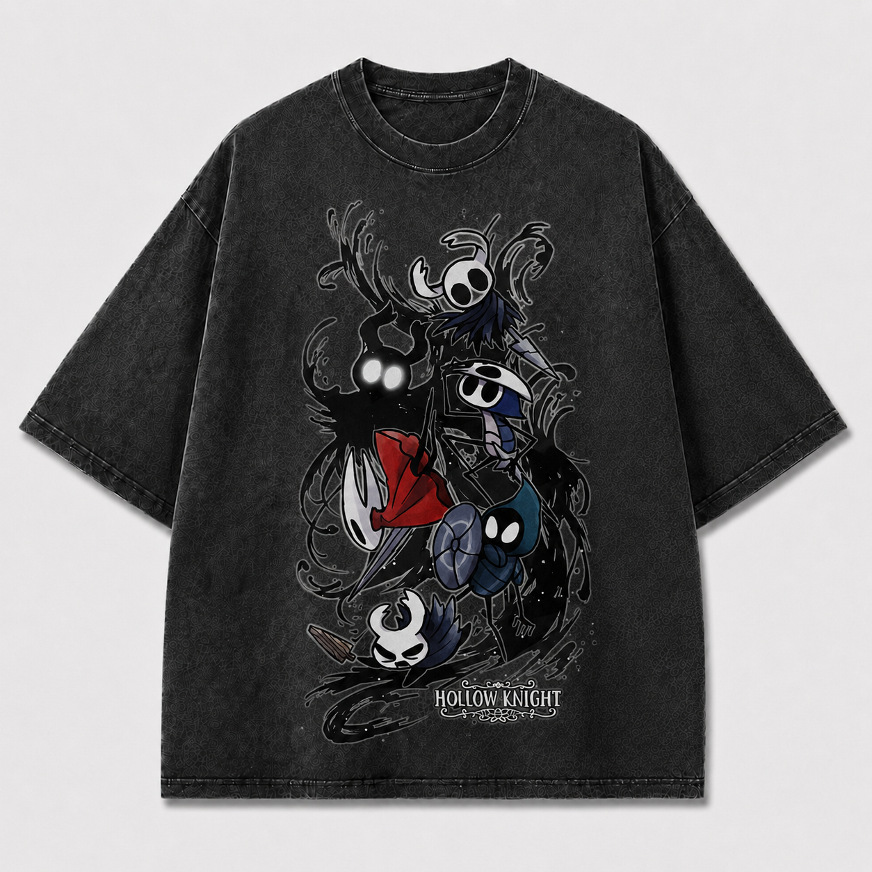 Mask Creature Ensemble Graphic Print Oversized Tee