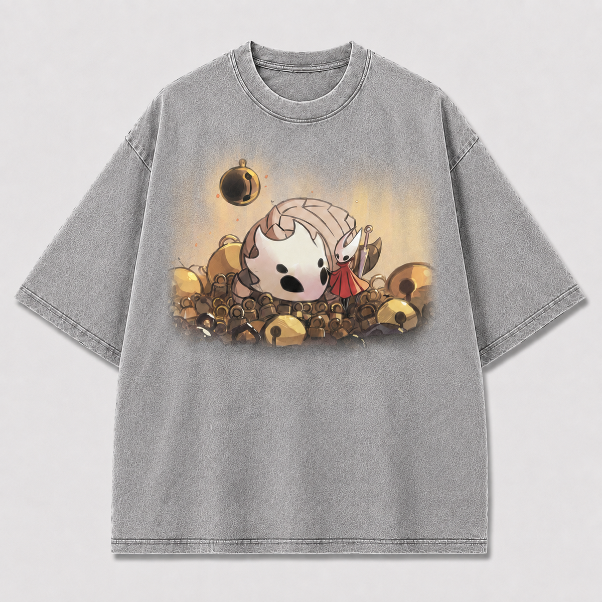 Bell Creature Companion Graphic Print Oversized Tee