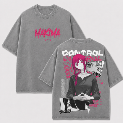 Oversized Streetwear Graphic Tee – Pink Portrait Collage Print