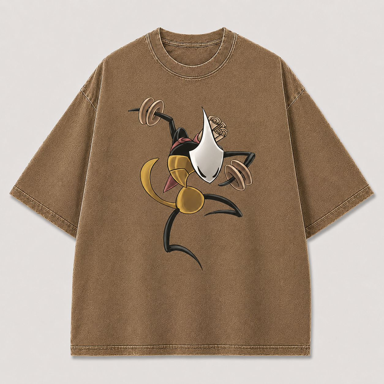 Mask Insect Warrior Graphic Print Oversized Tee