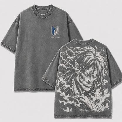 Raging Giant Manga Vintage Washed Graphic T-Shirt