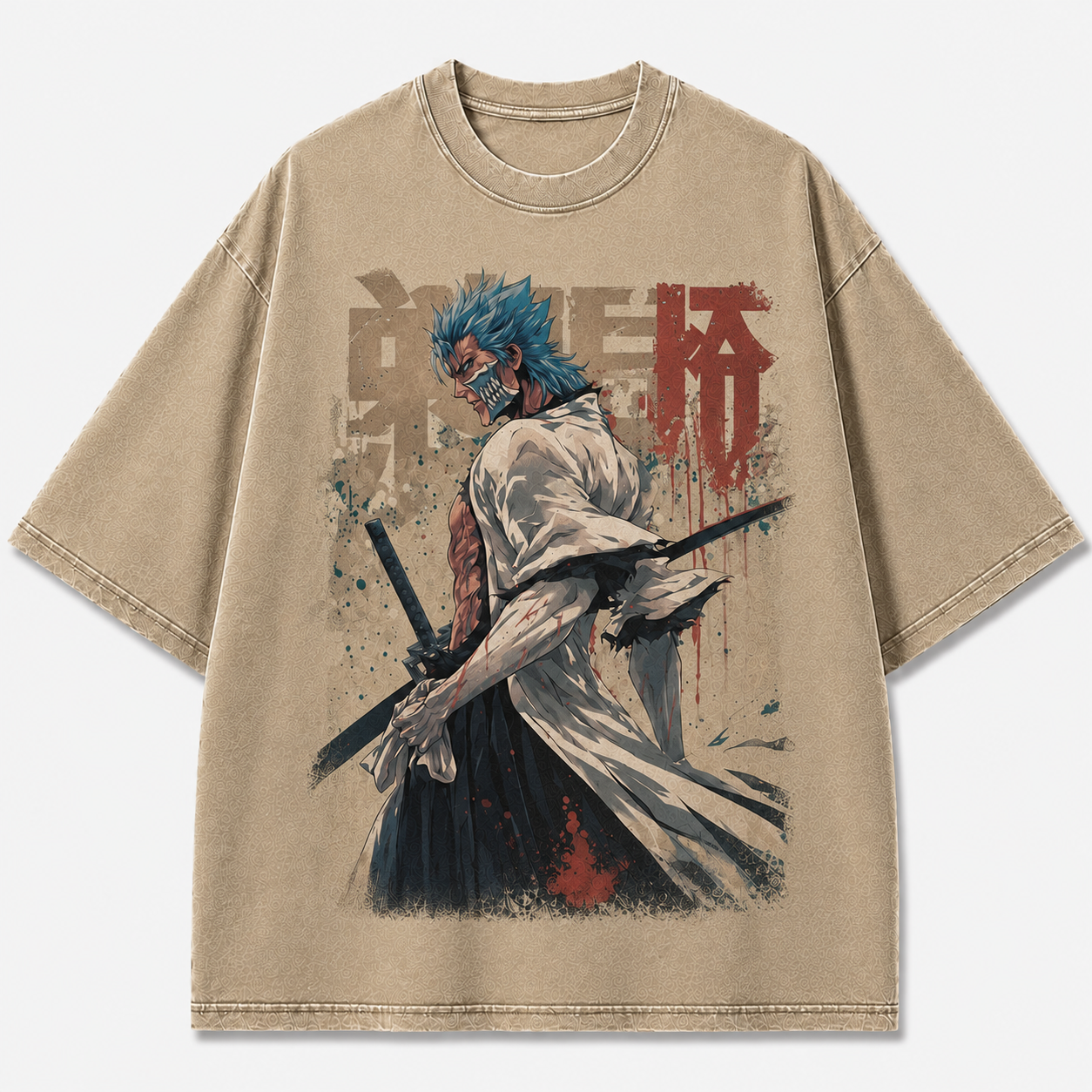Oversized Streetwear Graphic Tee – Ice Dragon Quote Poster Print