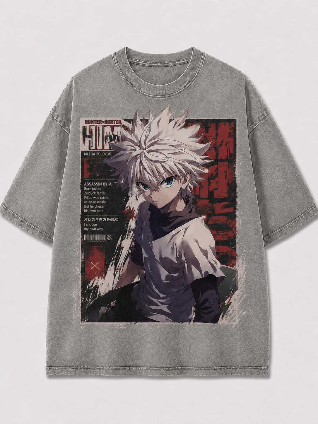 Oversized Editorial Portrait Graphic Tee – Magazine Print Top
