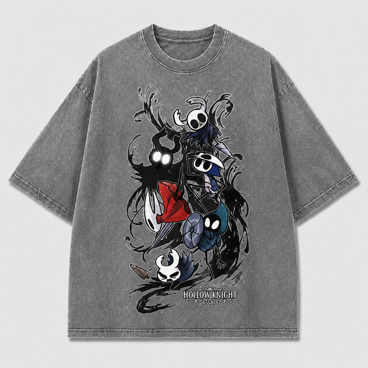 Mask Creature Ensemble Graphic Print Oversized Tee