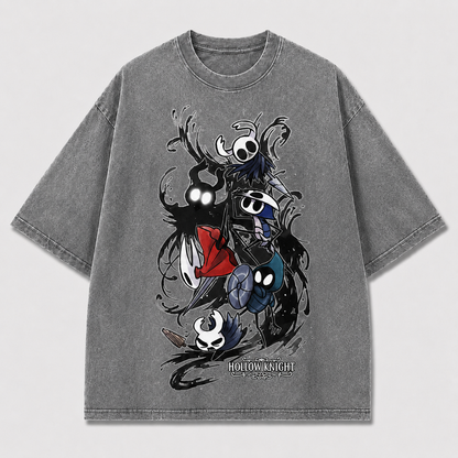 Mask Creature Ensemble Graphic Print Oversized Tee