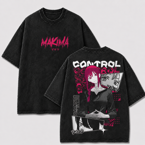 Oversized Streetwear Graphic Tee – Pink Portrait Collage Print