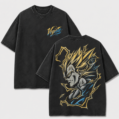 Golden-Haired Energy Prince Vintage Washed Graphic Tee